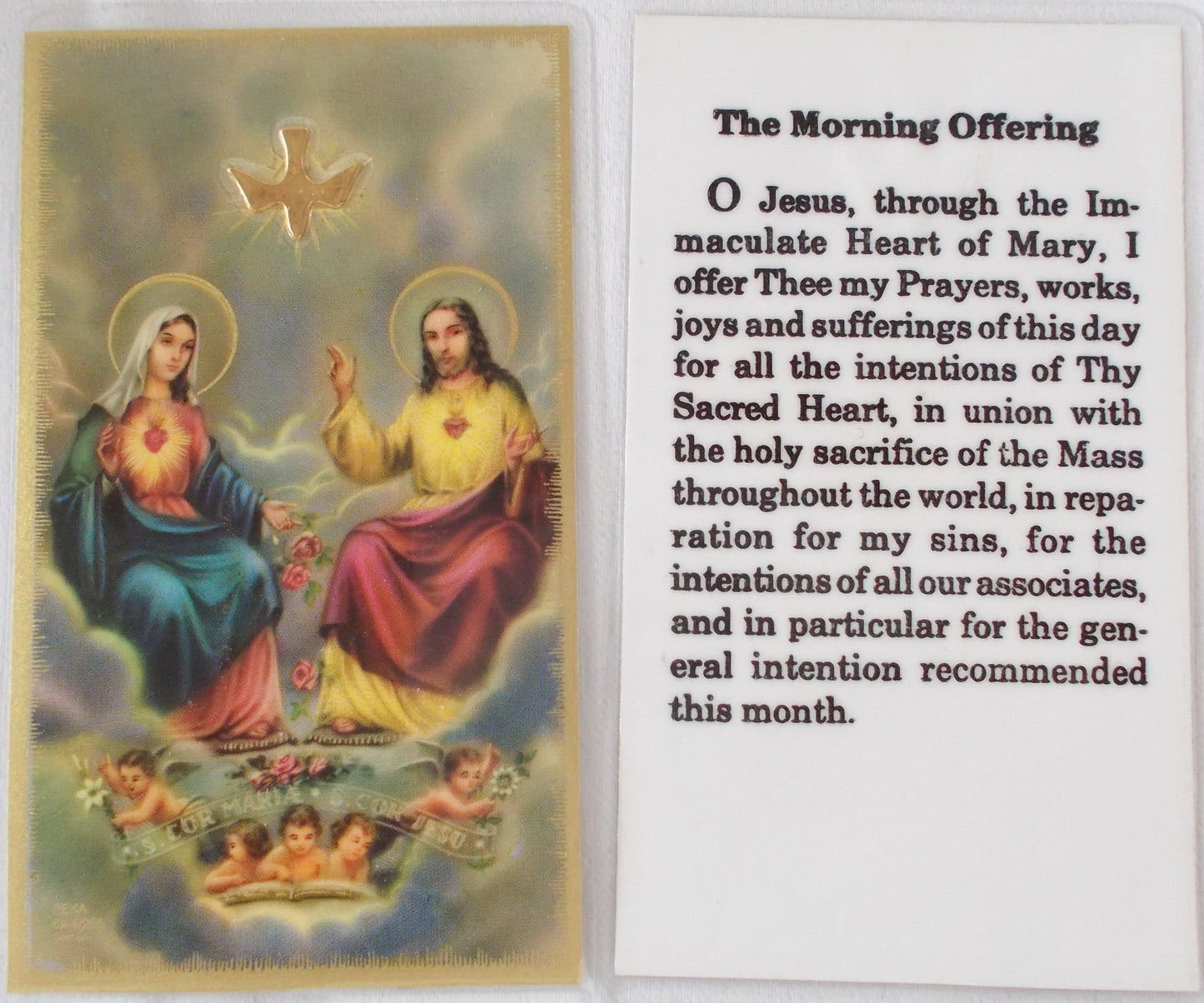 Laminated with Medal - The Morning Offering