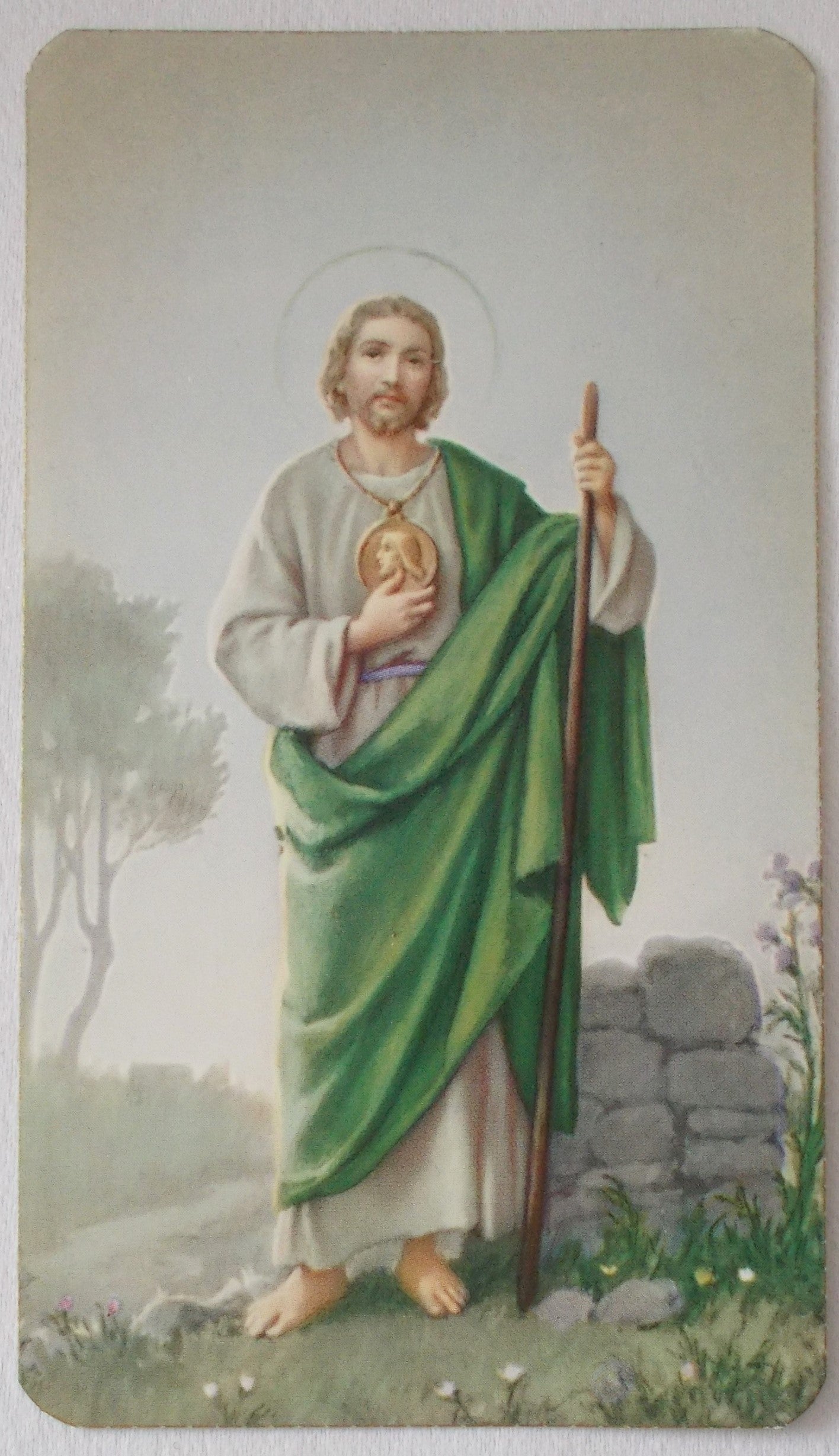 St. Jude Holy Card - Blank on Back