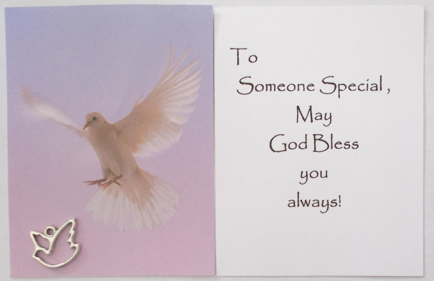 Dove Charm Gift Package with Father, Someone Special or Teacher Insert