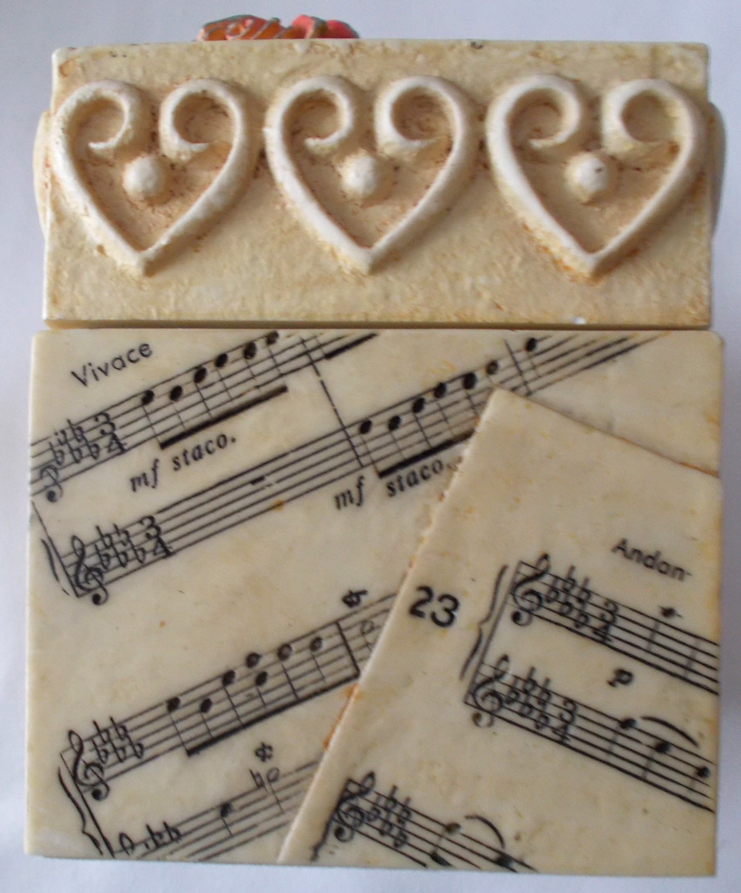 40th Anniversary Musical Note Keepsake Box