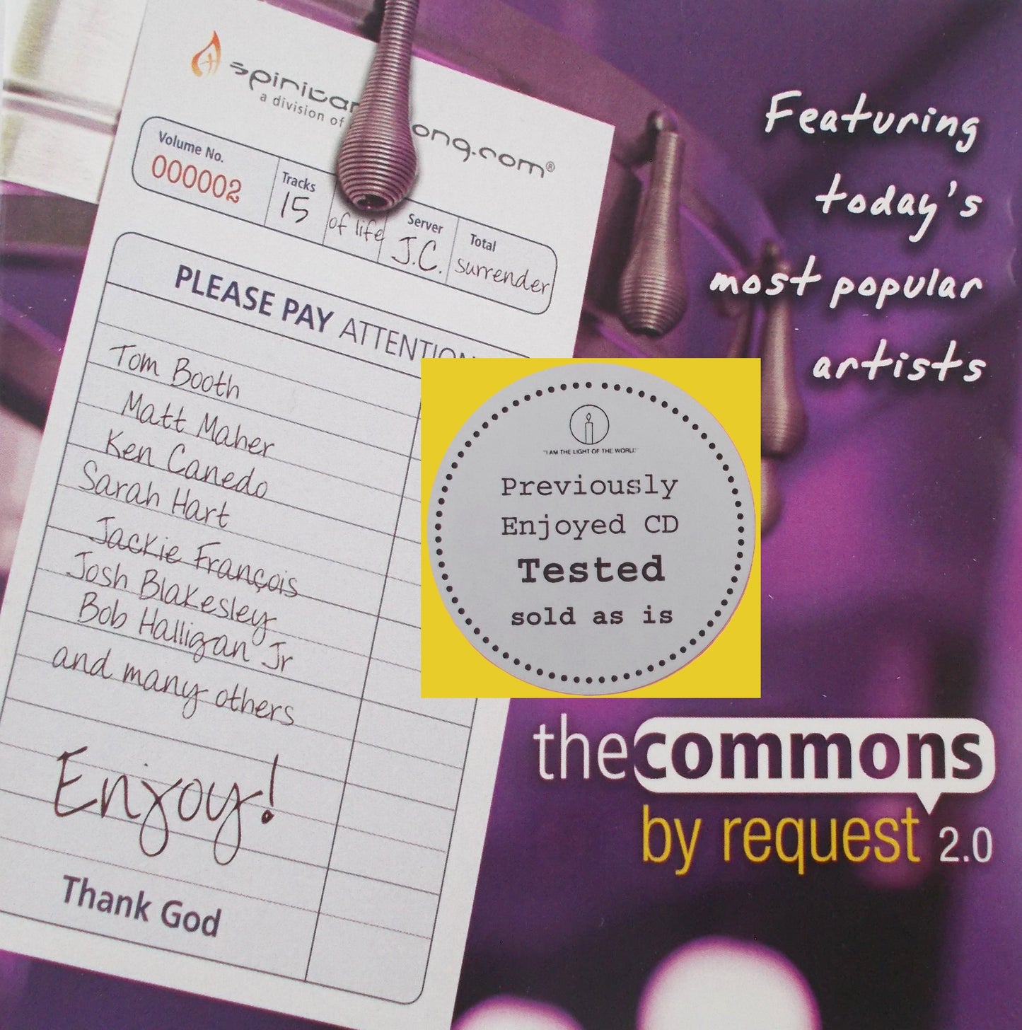 The Commons by Request 2.0 - Various Artist Music CD