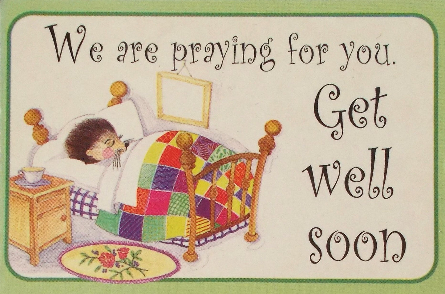 Get Well Message Card