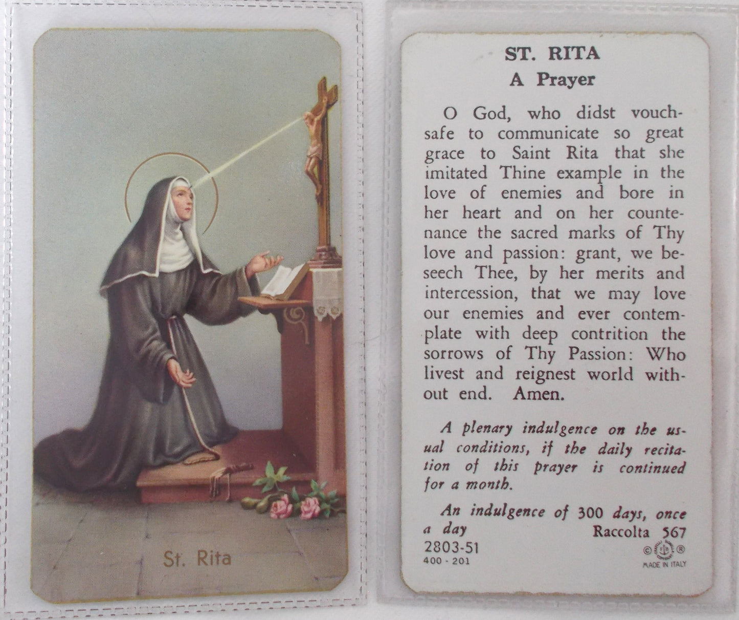 Paper in Vinyl - St. Rita