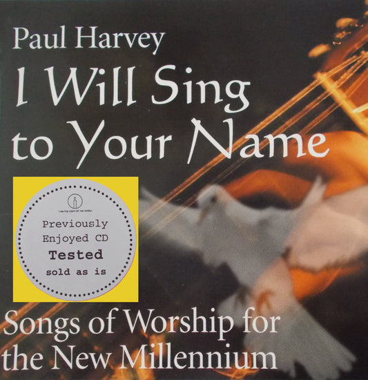 Paul Harvey - I Will Sing to Your Name - Music CD - Demo - Used