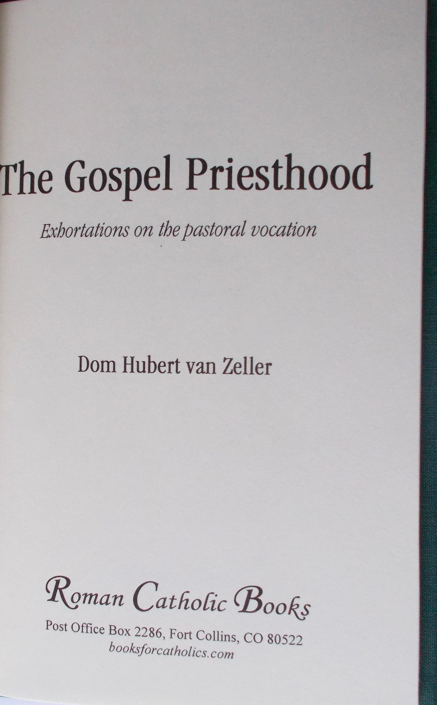 The Gospel Priesthood