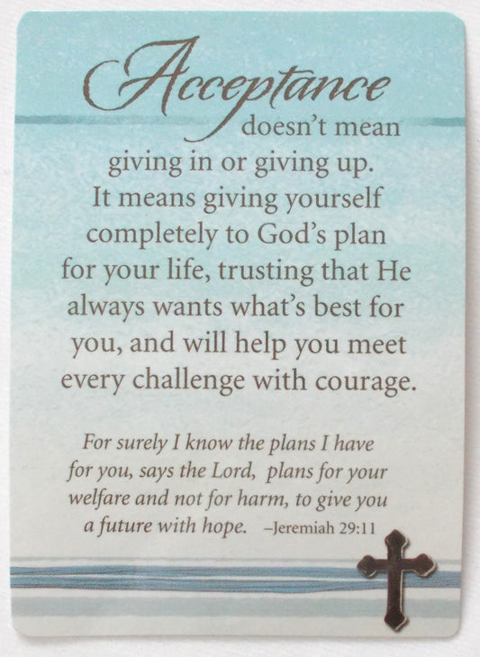 Acceptance - Coated Cardstock Prayercard