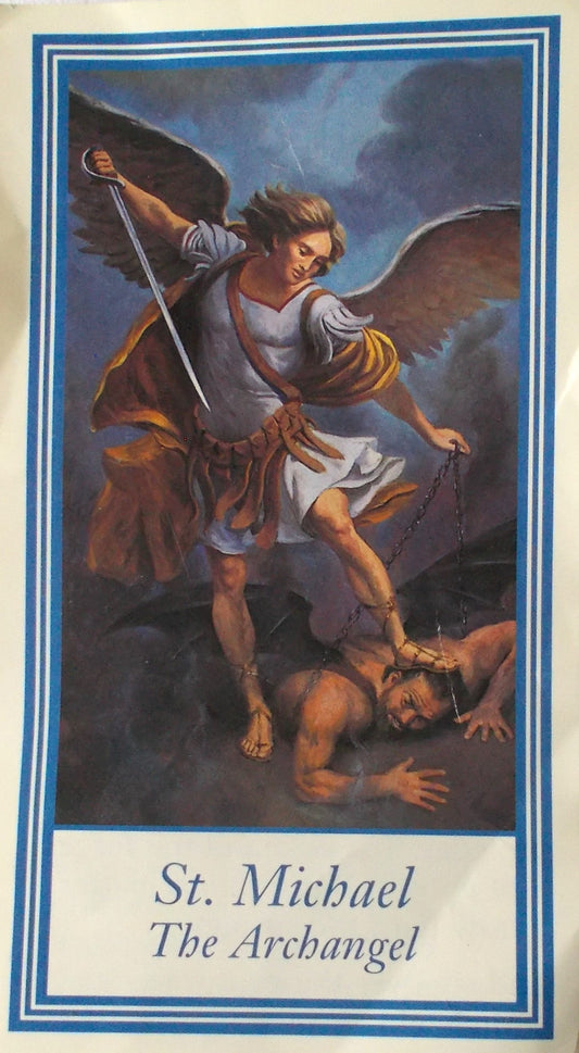 St. Michael the Archangel Paper Pamphlet - Damaged