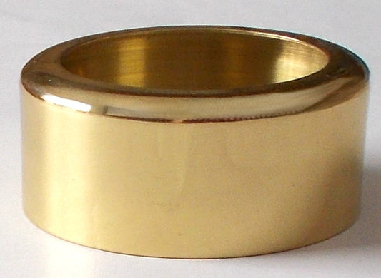 Brass Candle Follower - 2 Inch - Flat Top