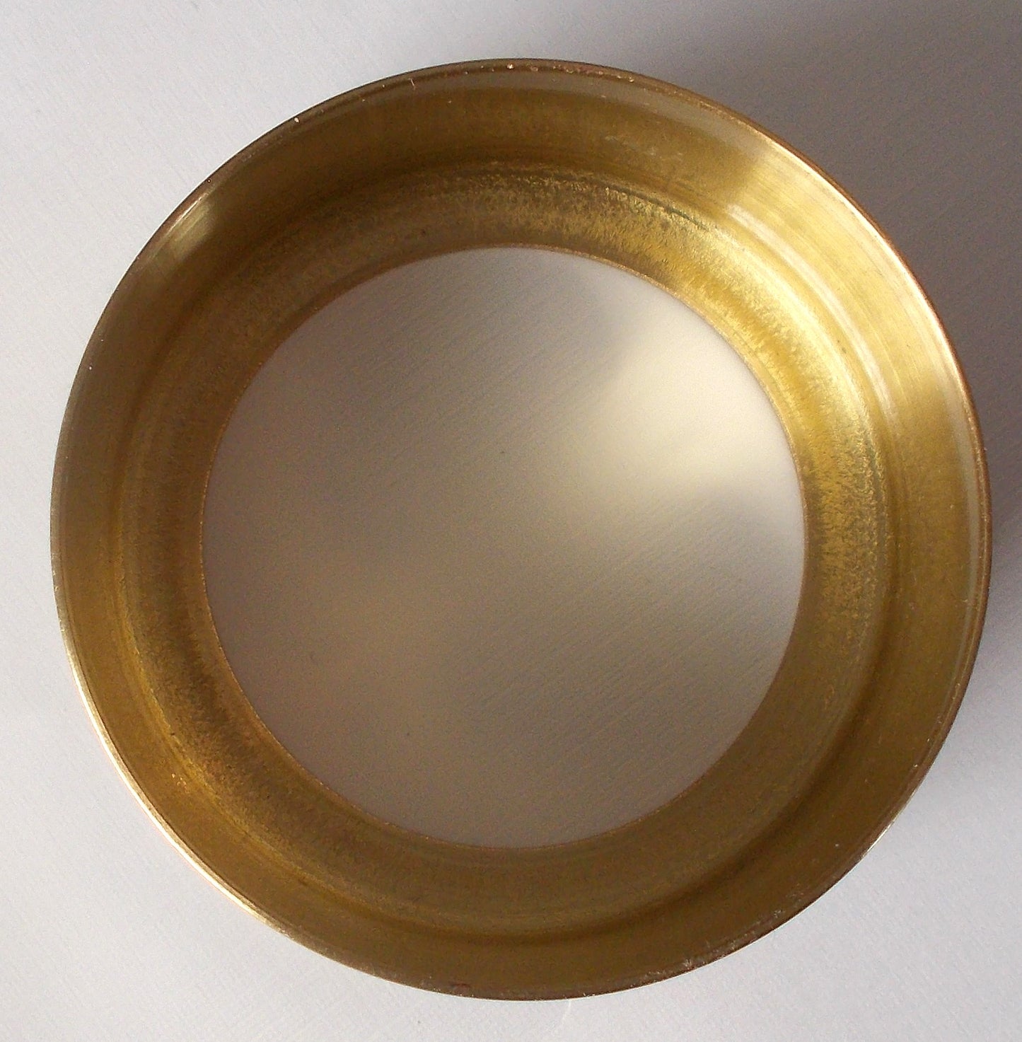 Brass Candle Follower - 2 Inch - Flat Top