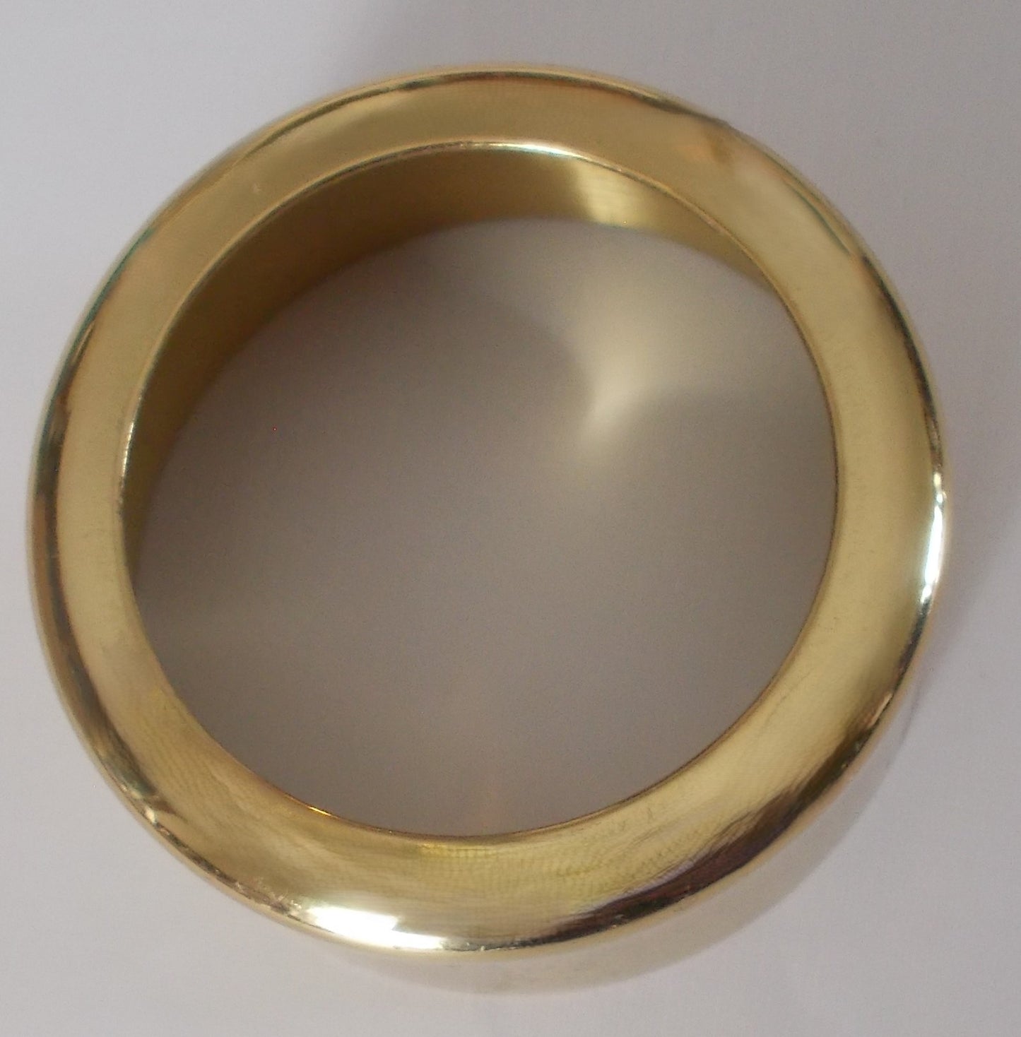 Brass Candle Follower - 2 Inch - Flat Top