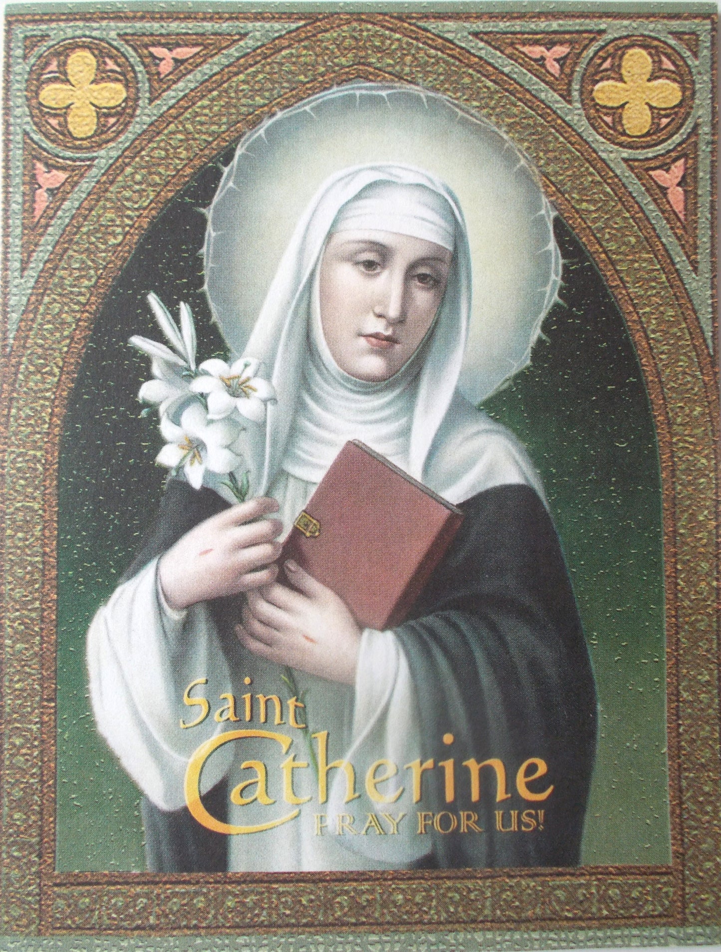 TradeMark NoteCard / BookMark Series - St. Catherine of Siena