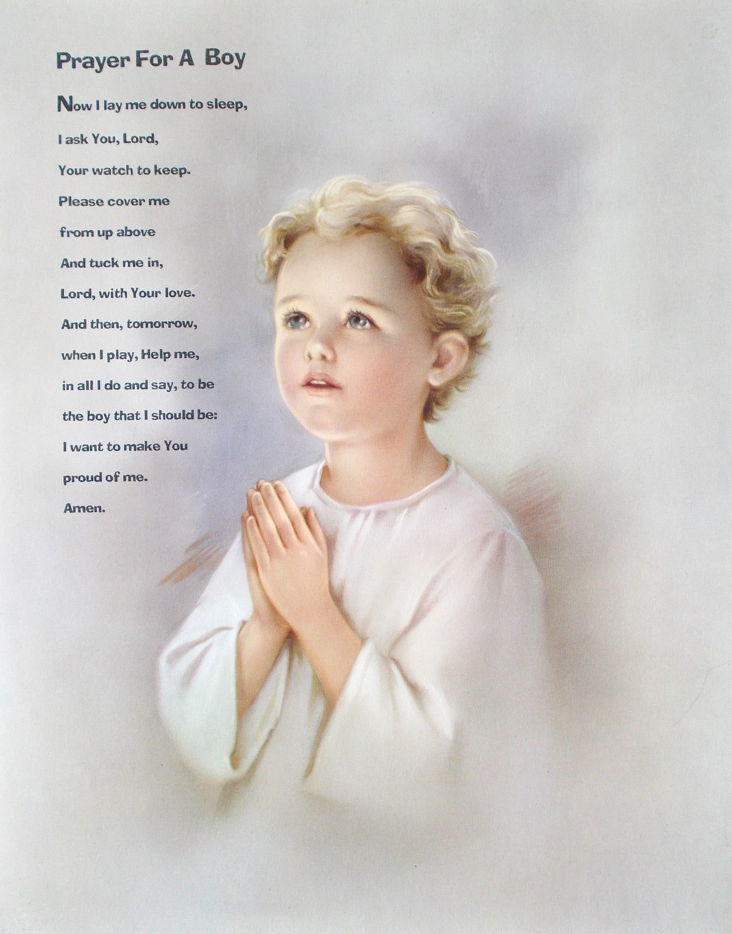 Image - Prayer for a Boy - 8 x10