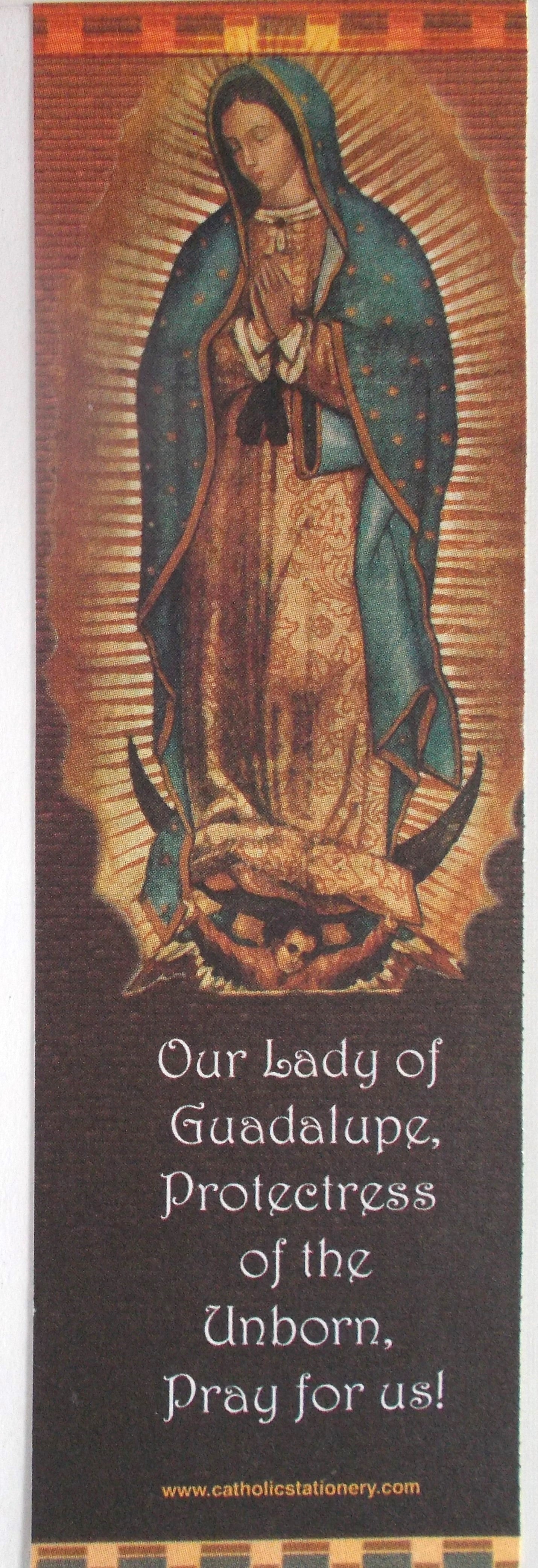 TradeMark NoteCard / BookMark Series - Our Lady of Guadalupe