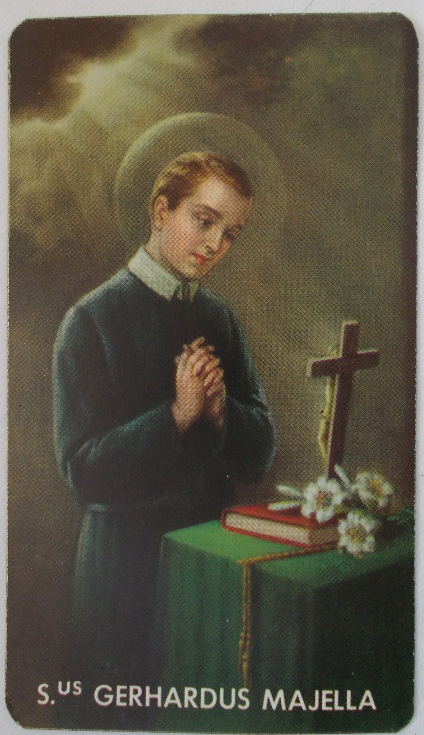 St. Gerard Majella Paper Picture Card - Blank on Back