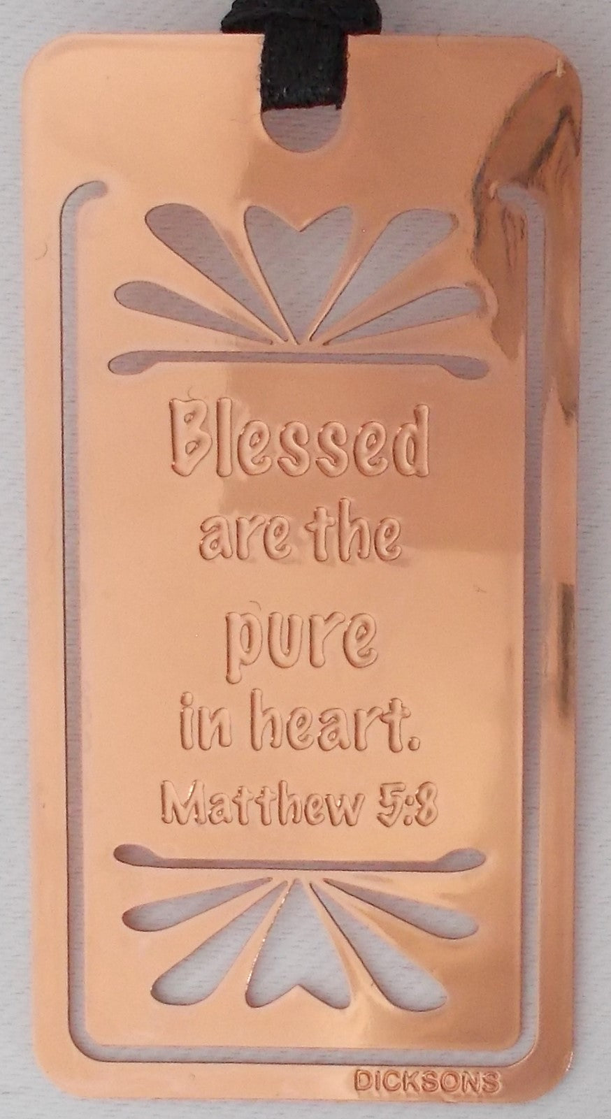 Blessed Are The Pure In Heart - Metal Bookmark