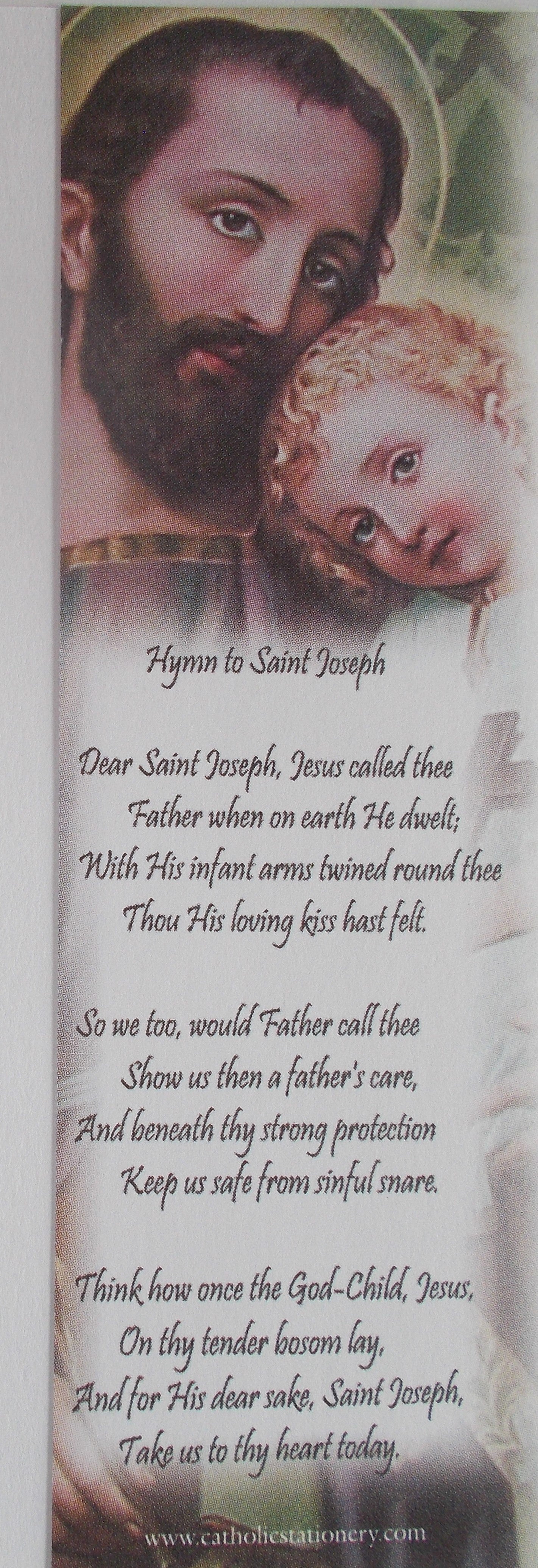 TradeMark NoteCard / BookMark Series - St. Joseph