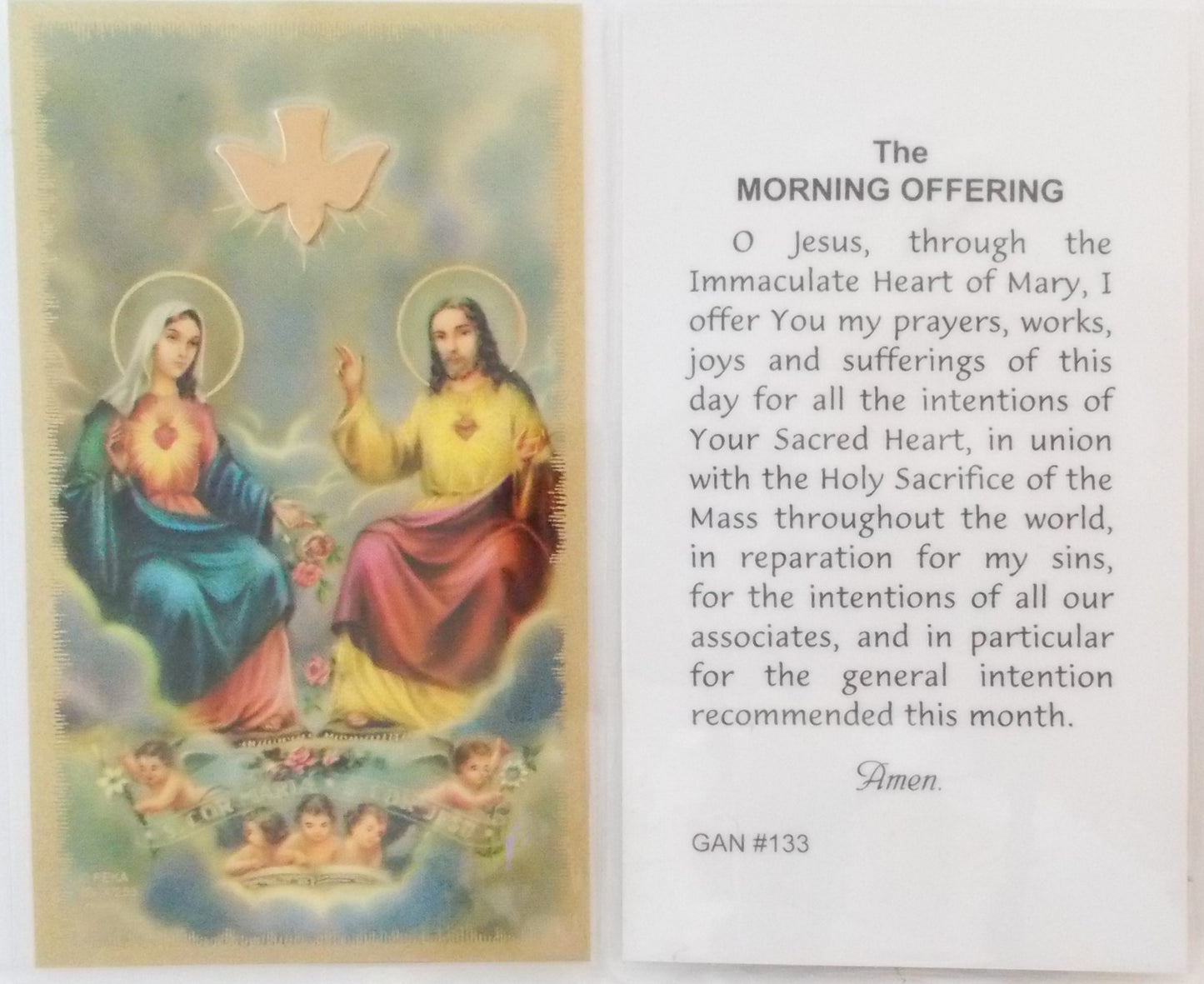 Laminated with Medal - The Morning Offering