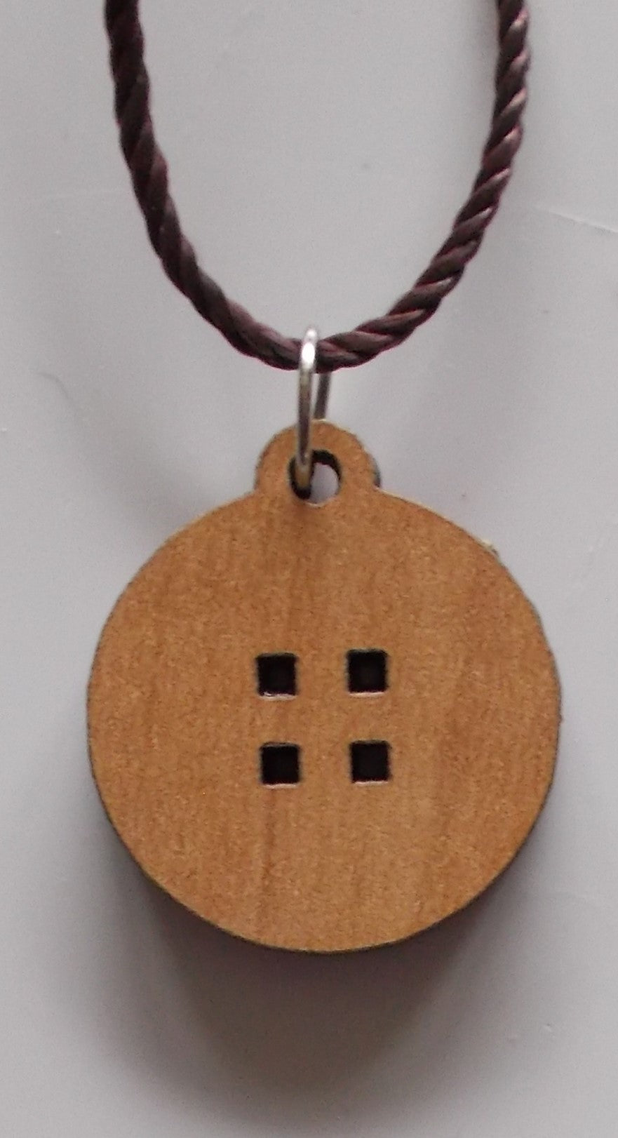 Jerusalem Cross Pendant - Real Mother of Pearl - On A String