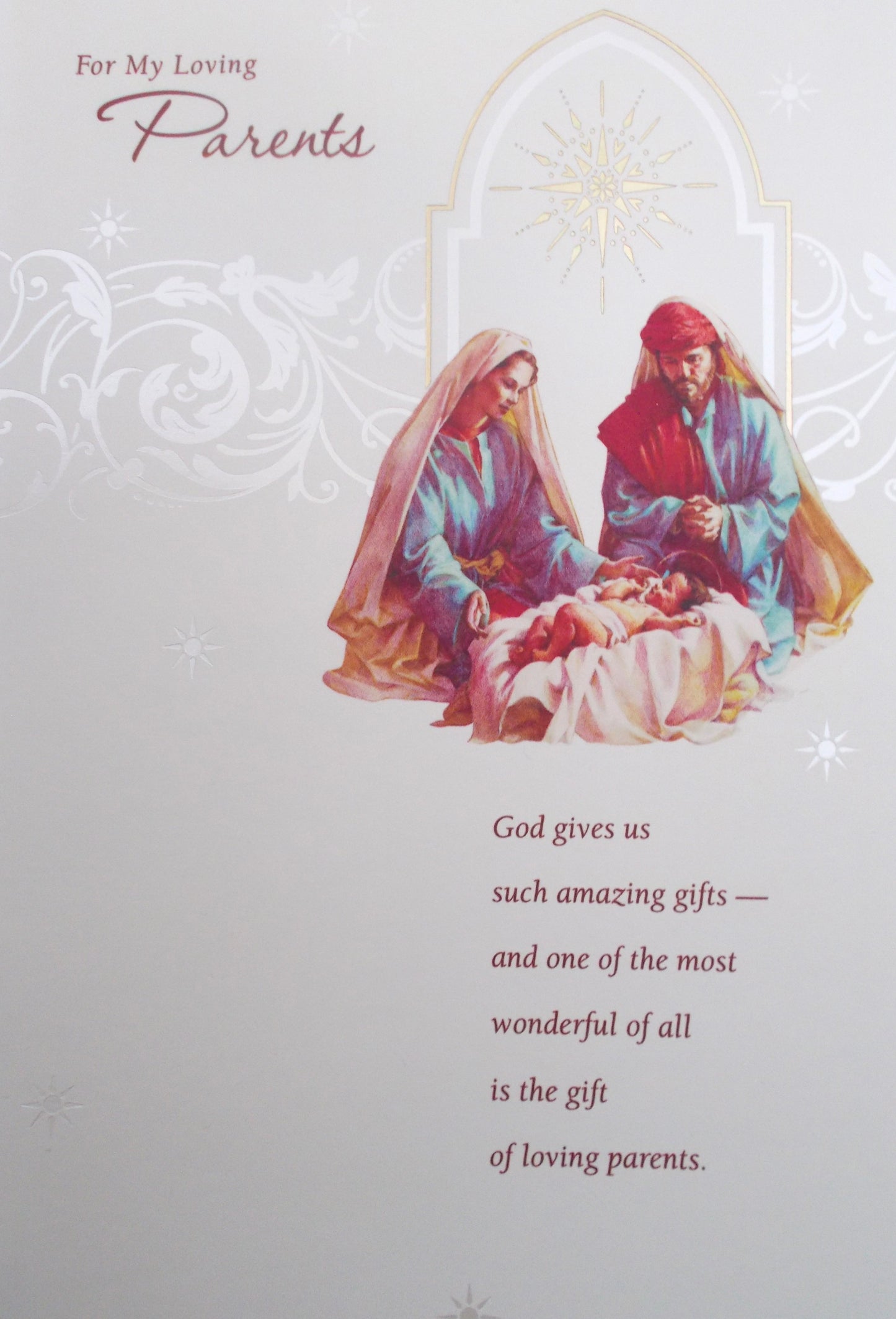 Christmas Greeting Card - To Parents