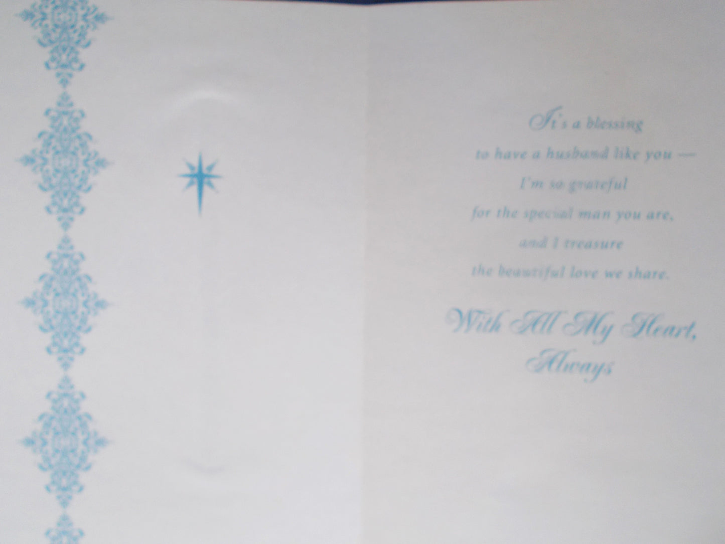 Christmas Greeting Card - To Husband