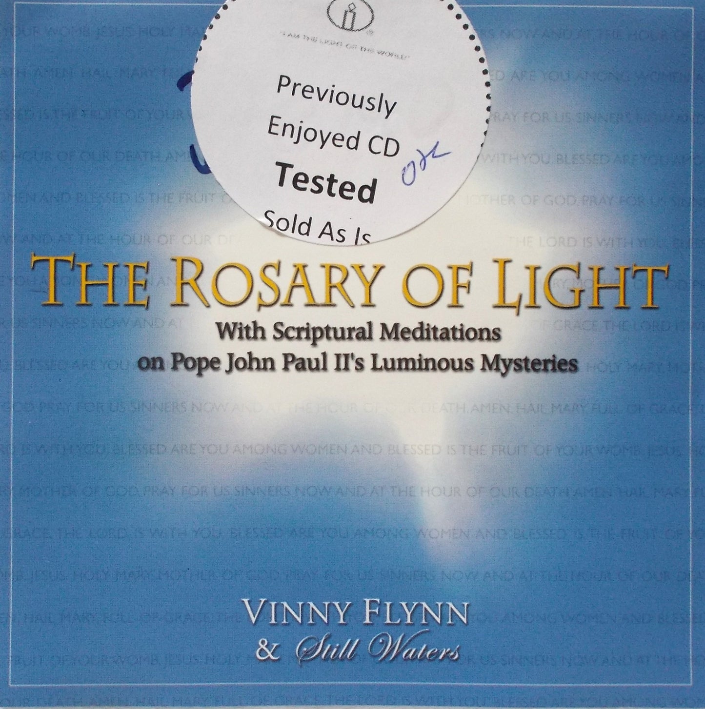 Vinny Flynn - The Rosary of Light - Music CD - Demo - Used