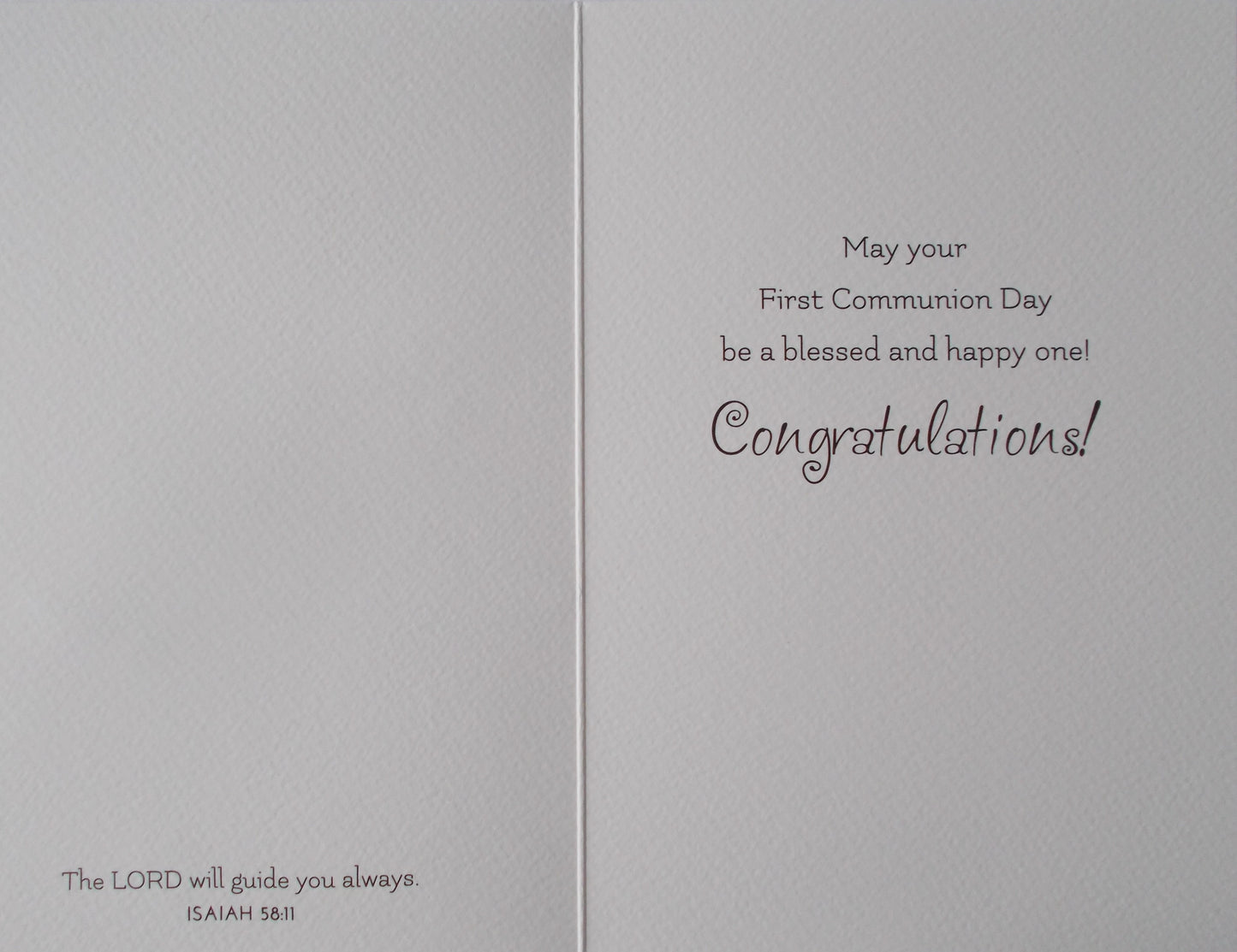 Communion Greeting Card