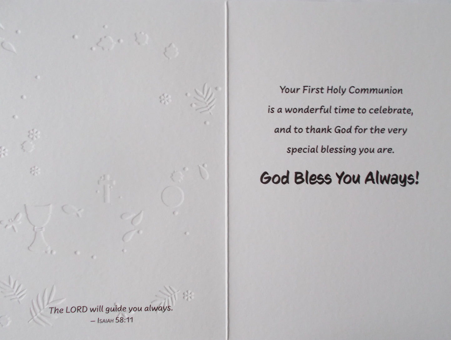 First Communion Greeting Card