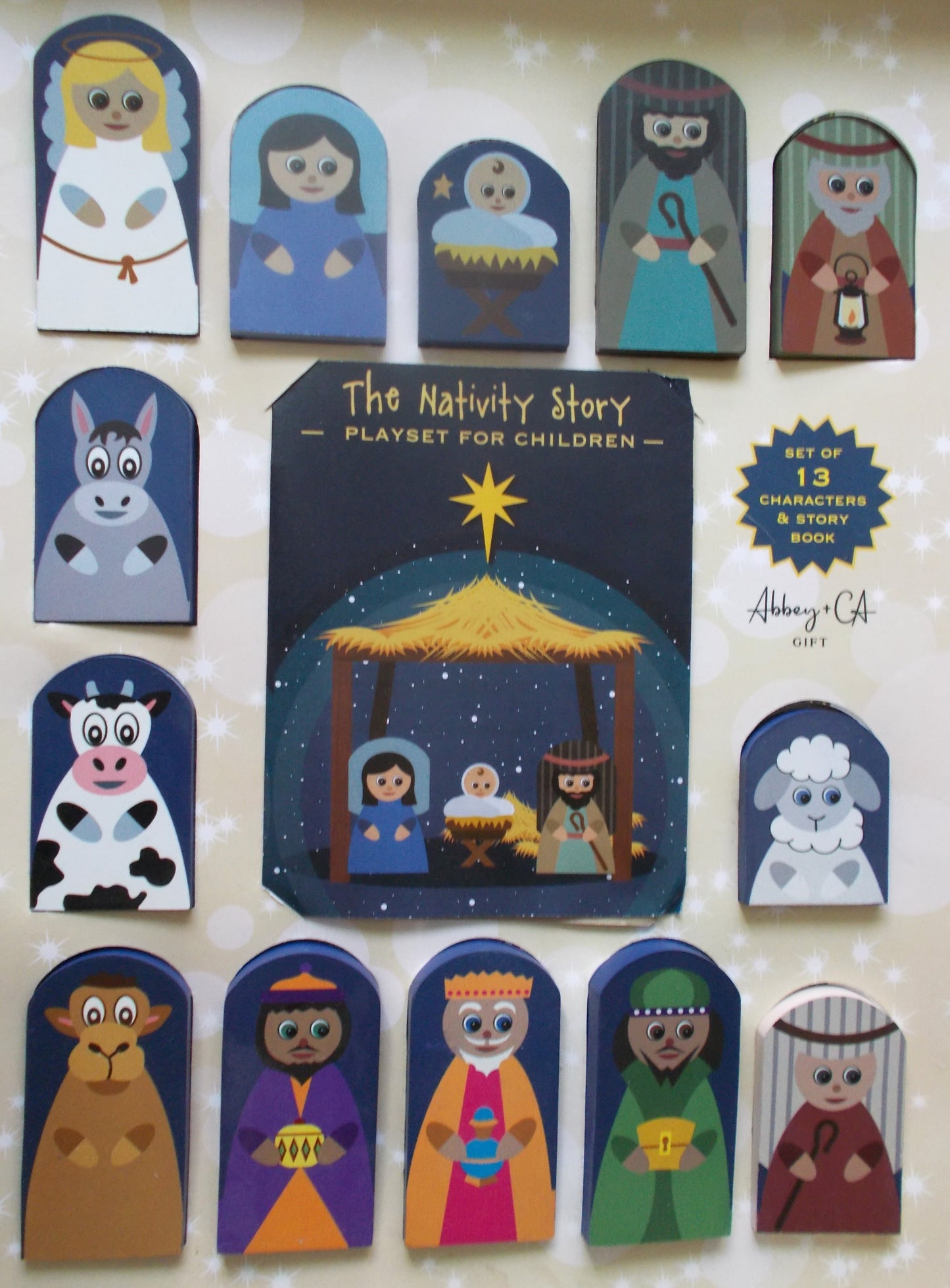 Wooden Nativity Playset