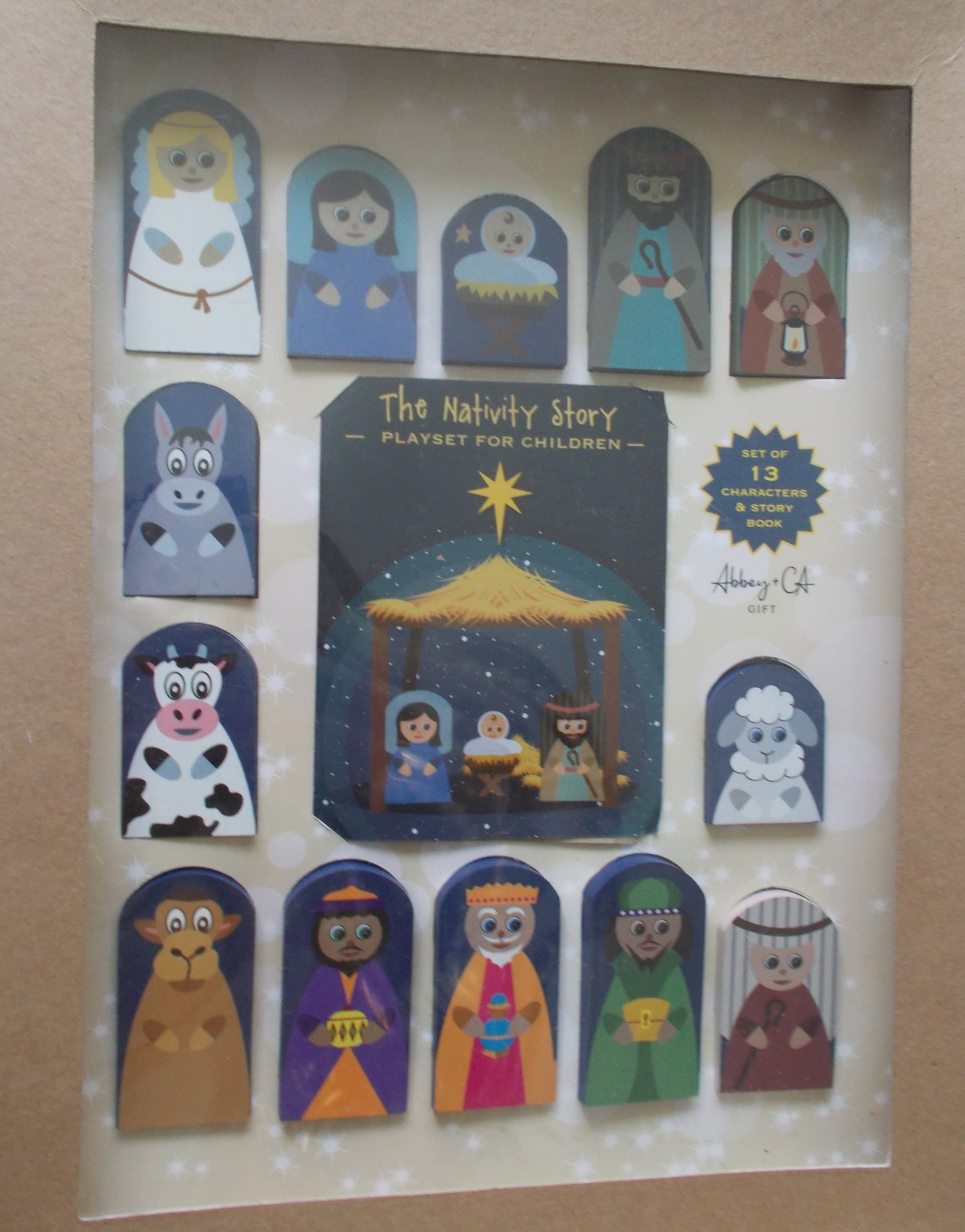 Wooden Nativity Playset