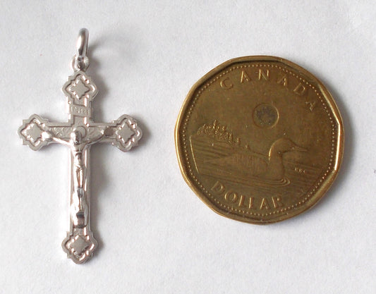 Sterling Silver Renaissance Style Crucifix