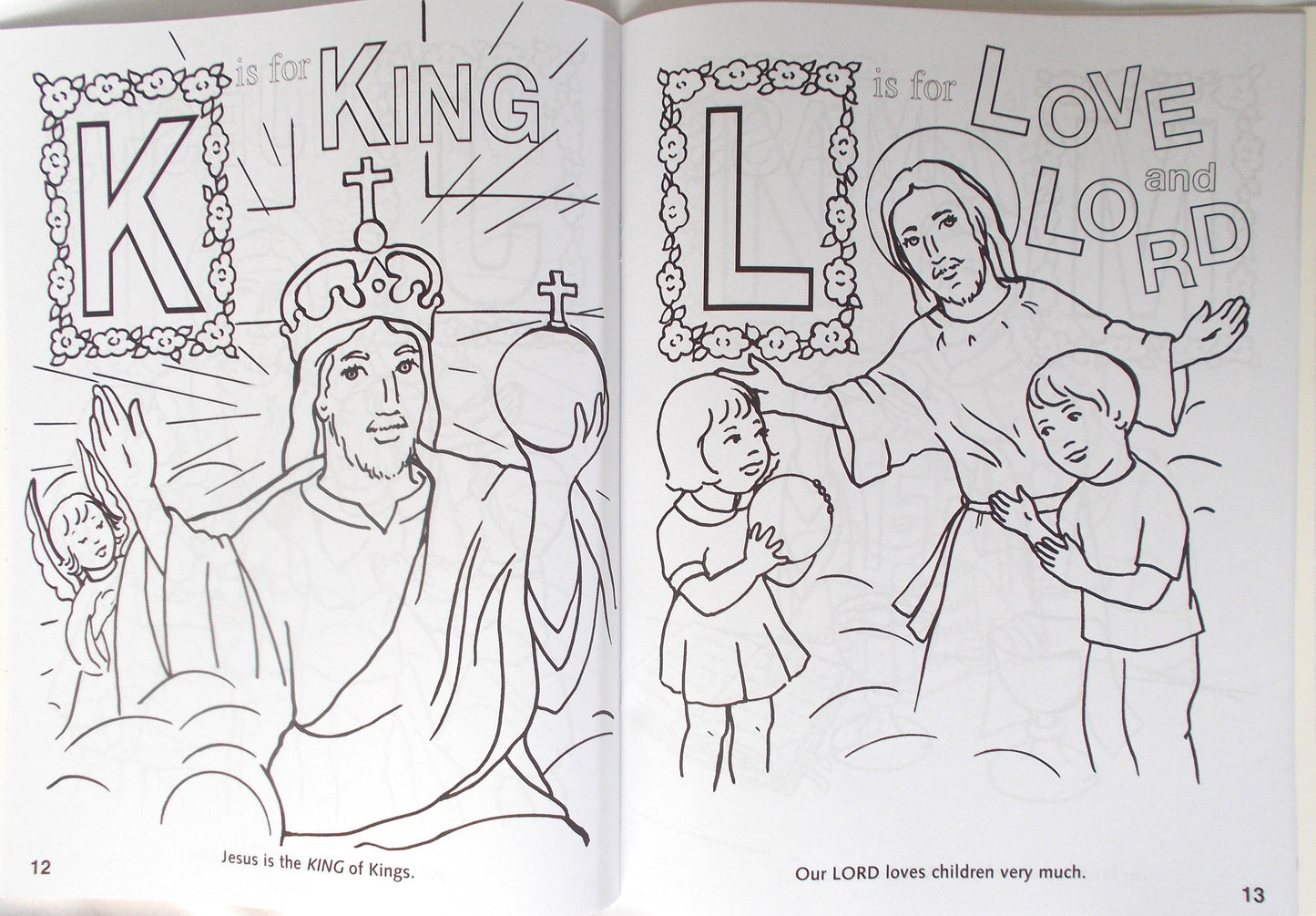 Catholic ABC Coloring Book