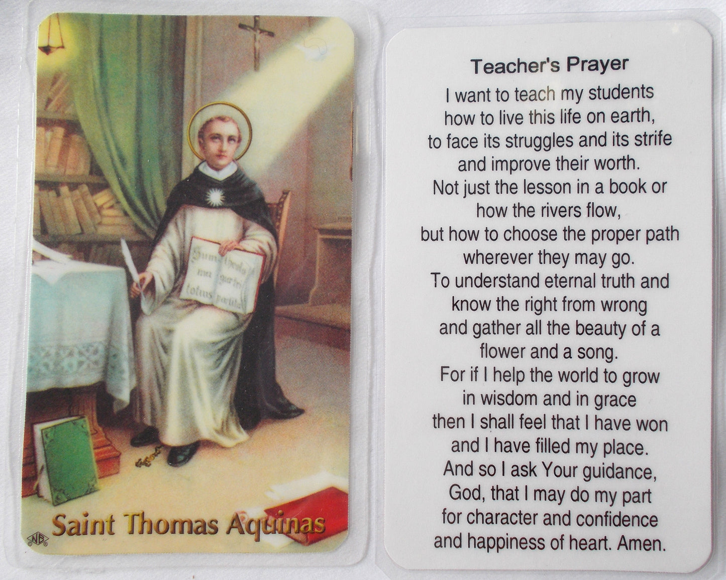 Laminated - Teacher's Prayer Prayercard