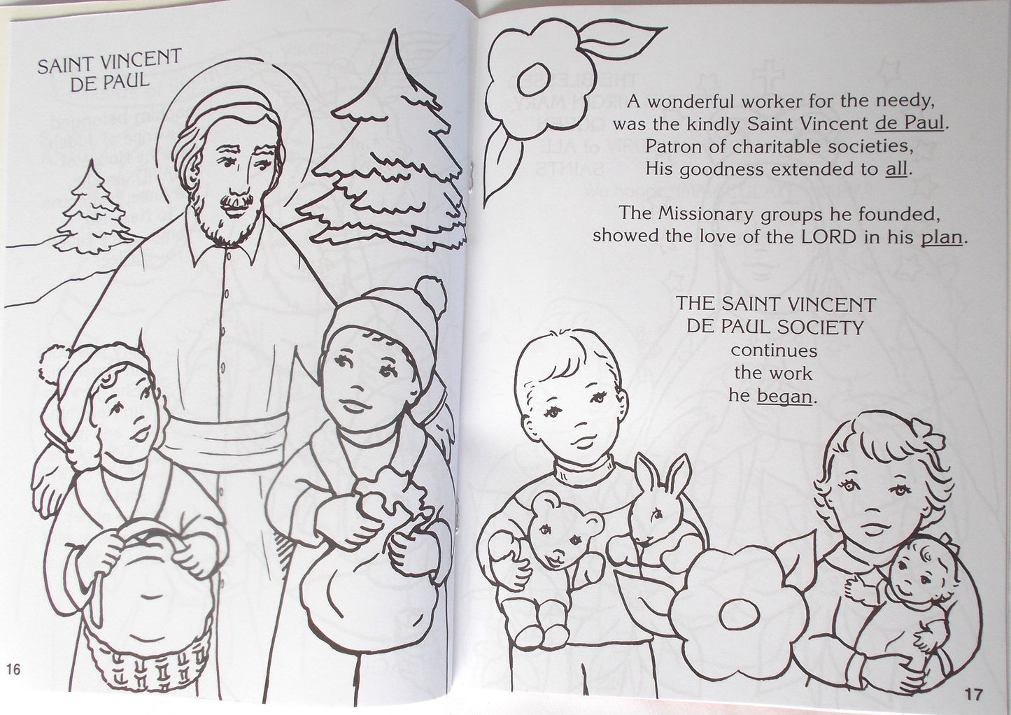 Saints Coloring Book