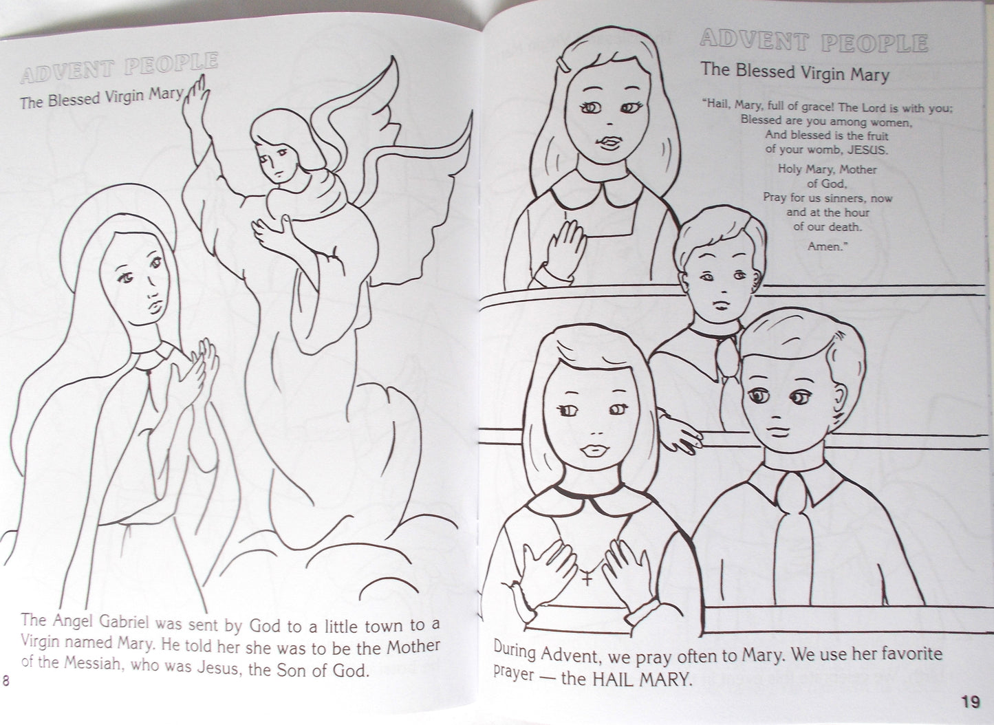 Advent Coloring Book