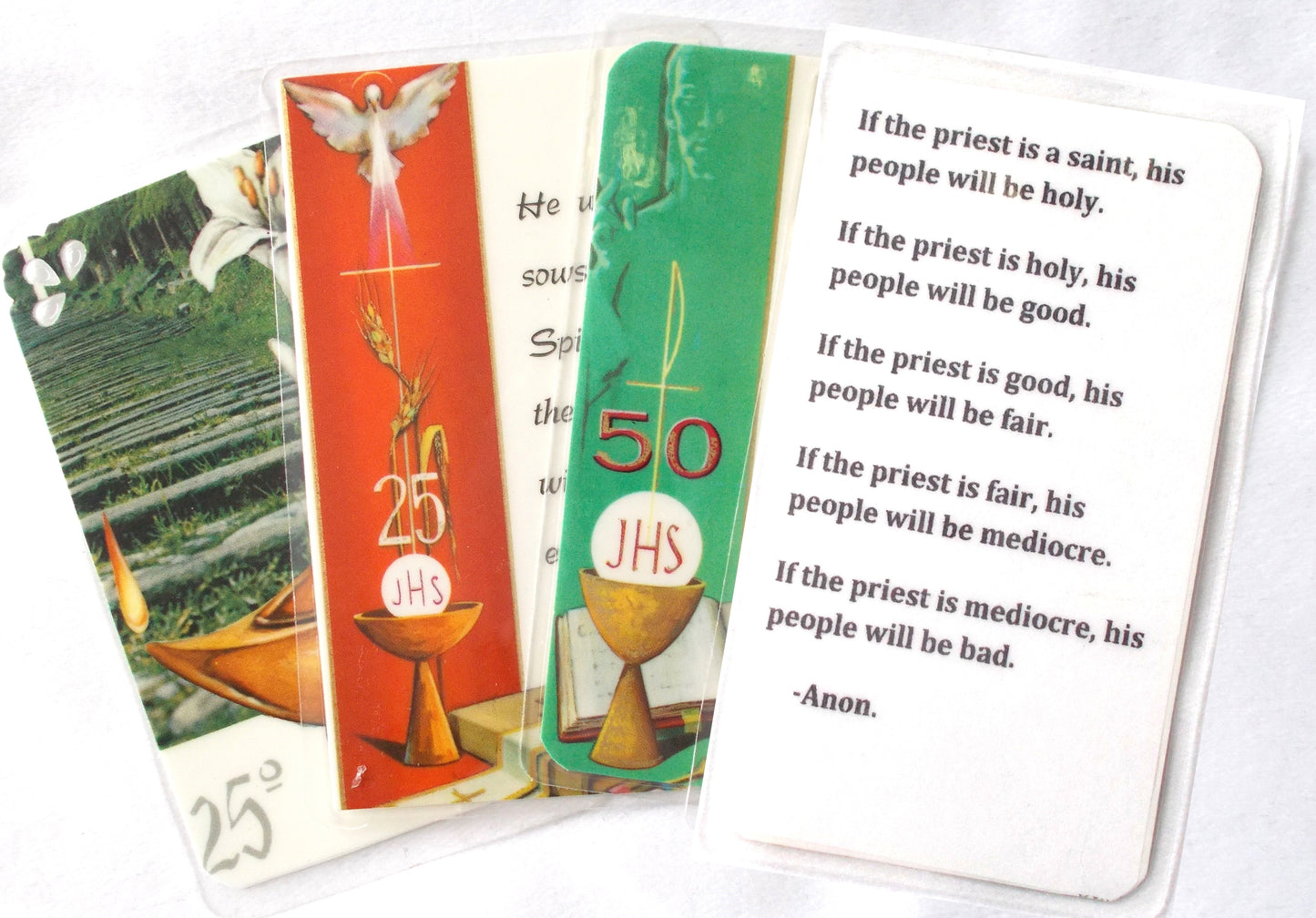 Laminated - Jubilee Prayercard - If The Priest Is...