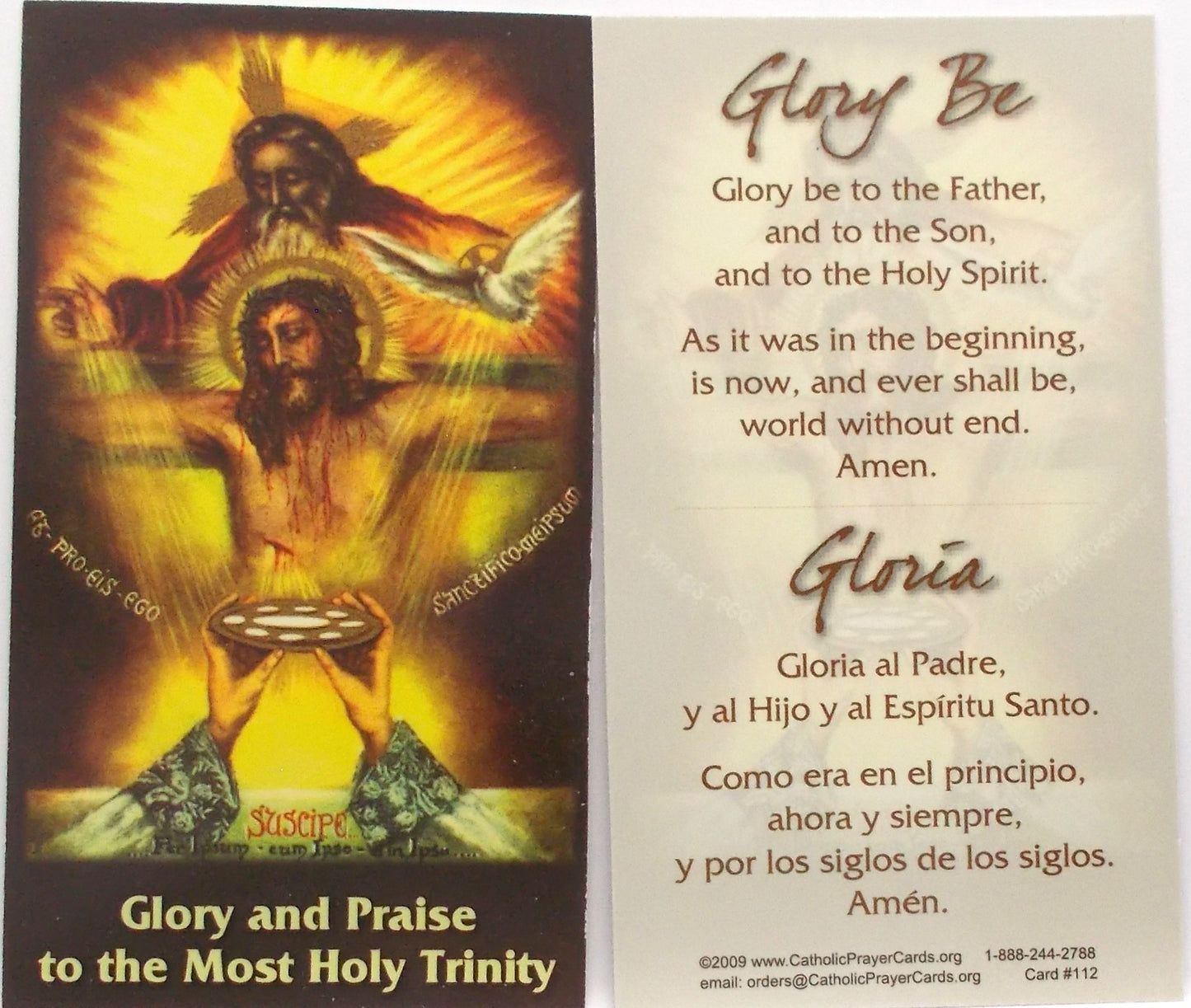 Coated Cardstock - Holy Trinity -Bulk Pricing Available!