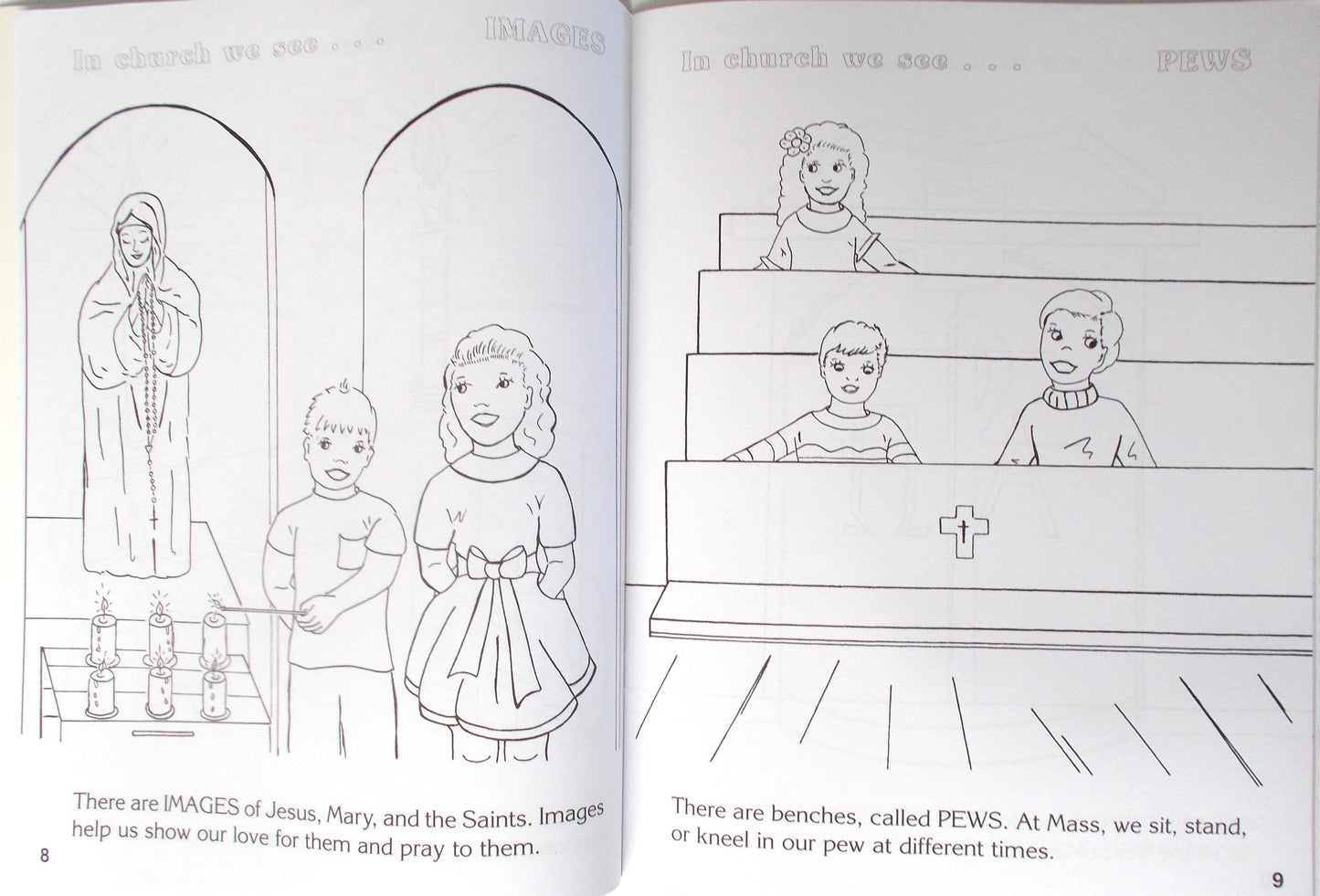 Going to Church Coloring Book