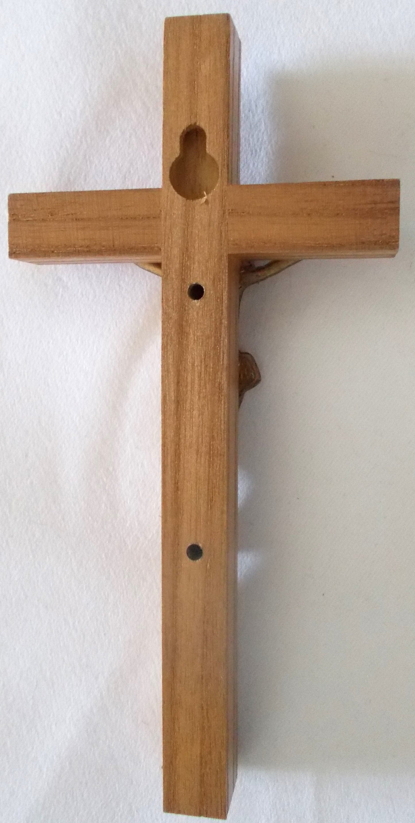 6" Walnut Crucifix