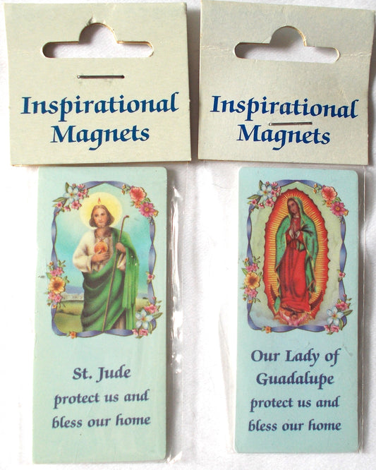 Inspirational Magnets - Our Lady of Guadalupe & St. Jude