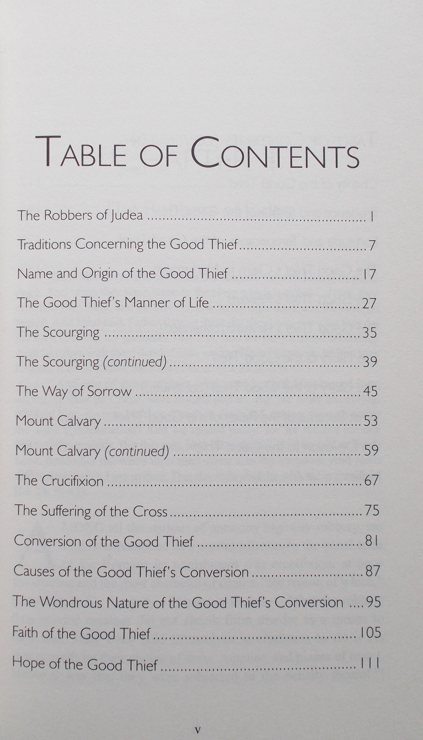 Life of the Good Thief