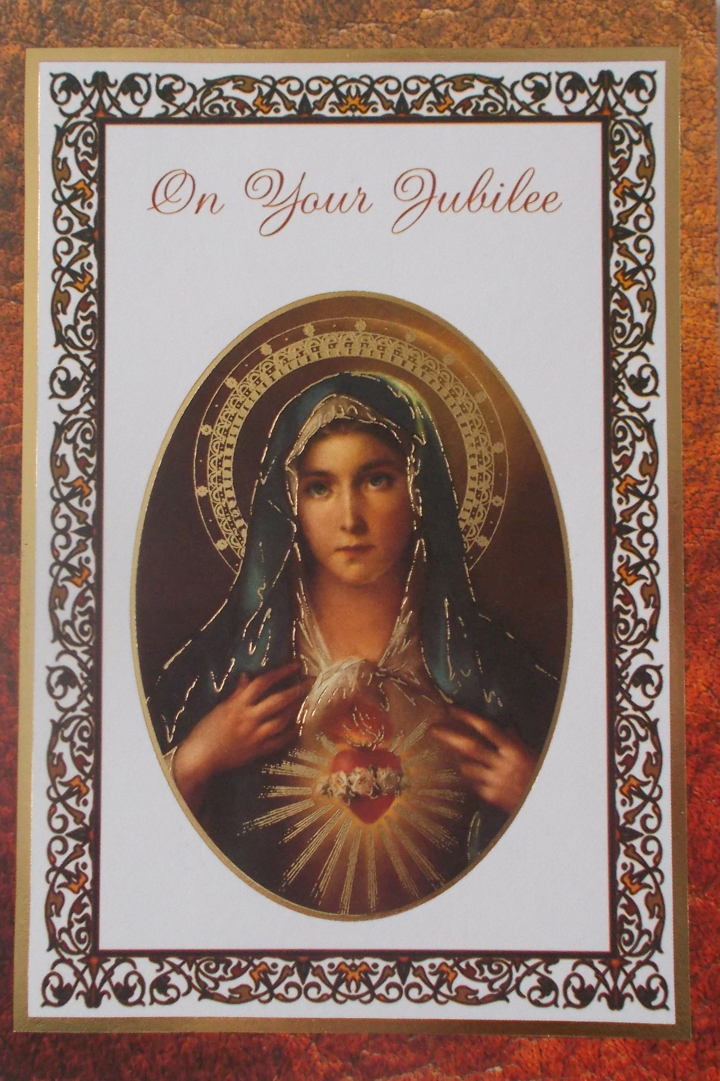 Jubilee / Anniversary Greeting Card - Memorare