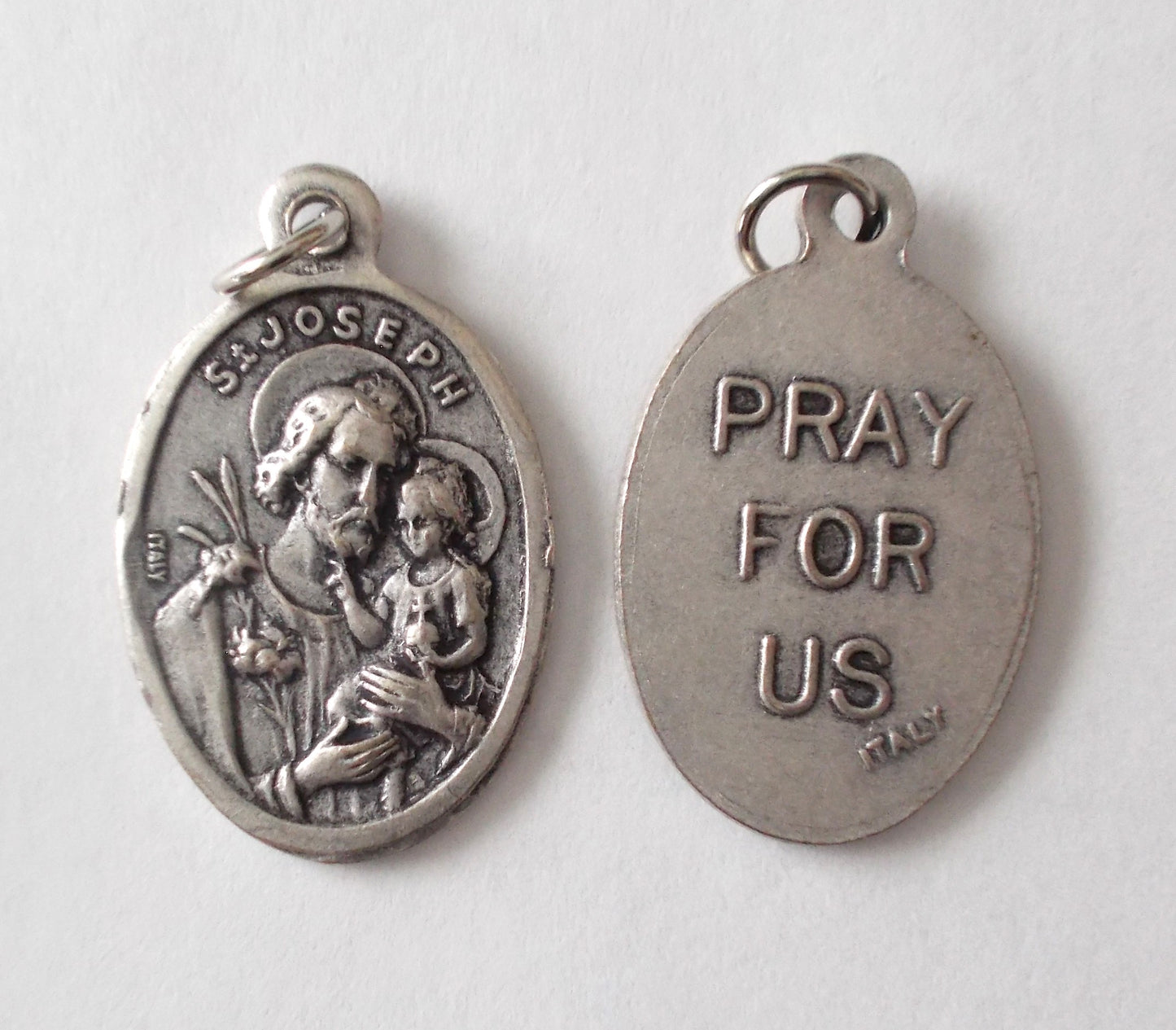 Oxidized Medals - Male Saints (J)