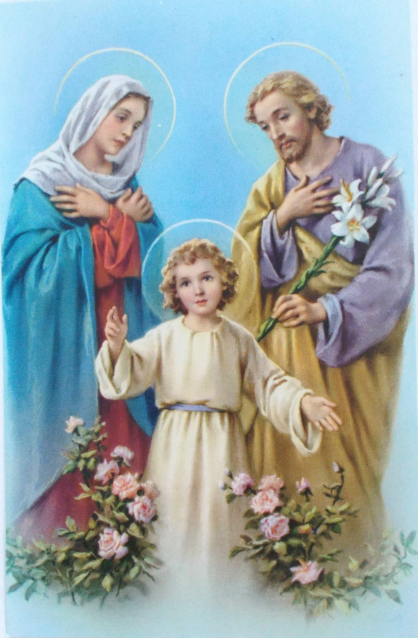 Image - Holy Family or St. Therese  - 3 1/2 x 5 1/2