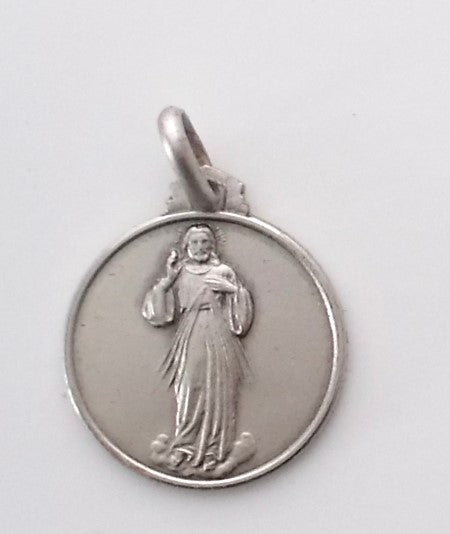 Divine Mercy - Sterling Silver Medal