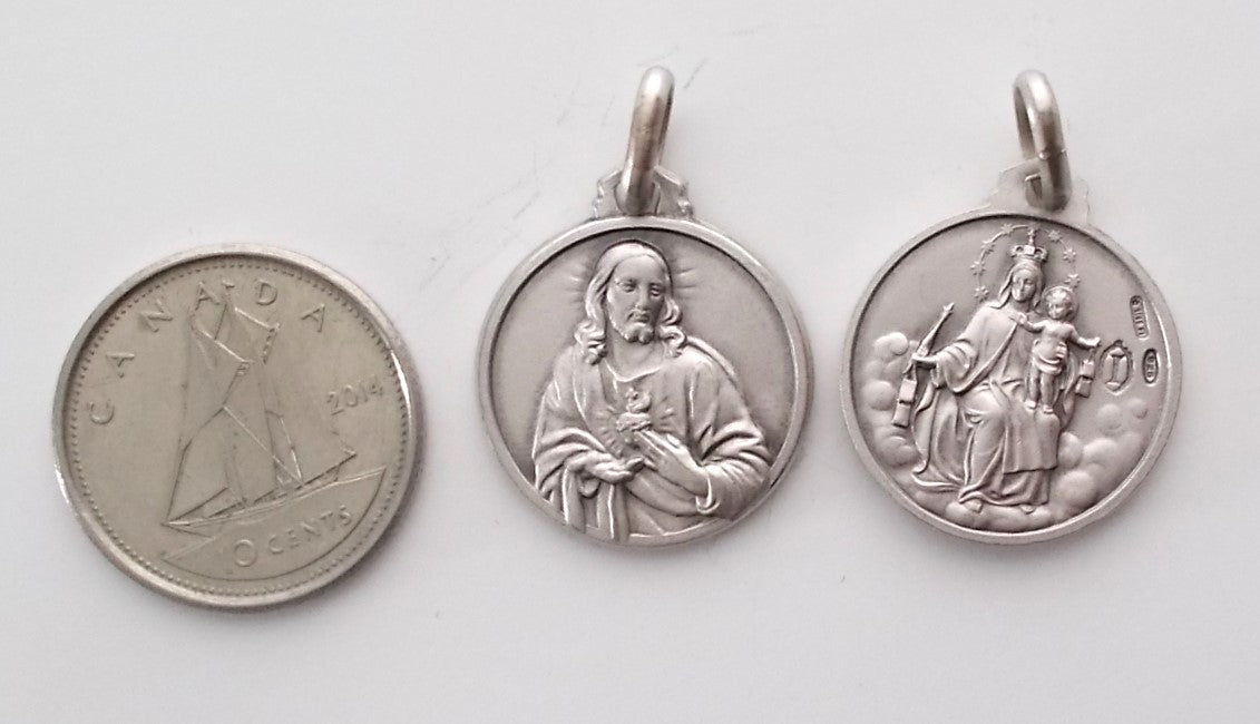 Scapular Medal - Sterling Silver