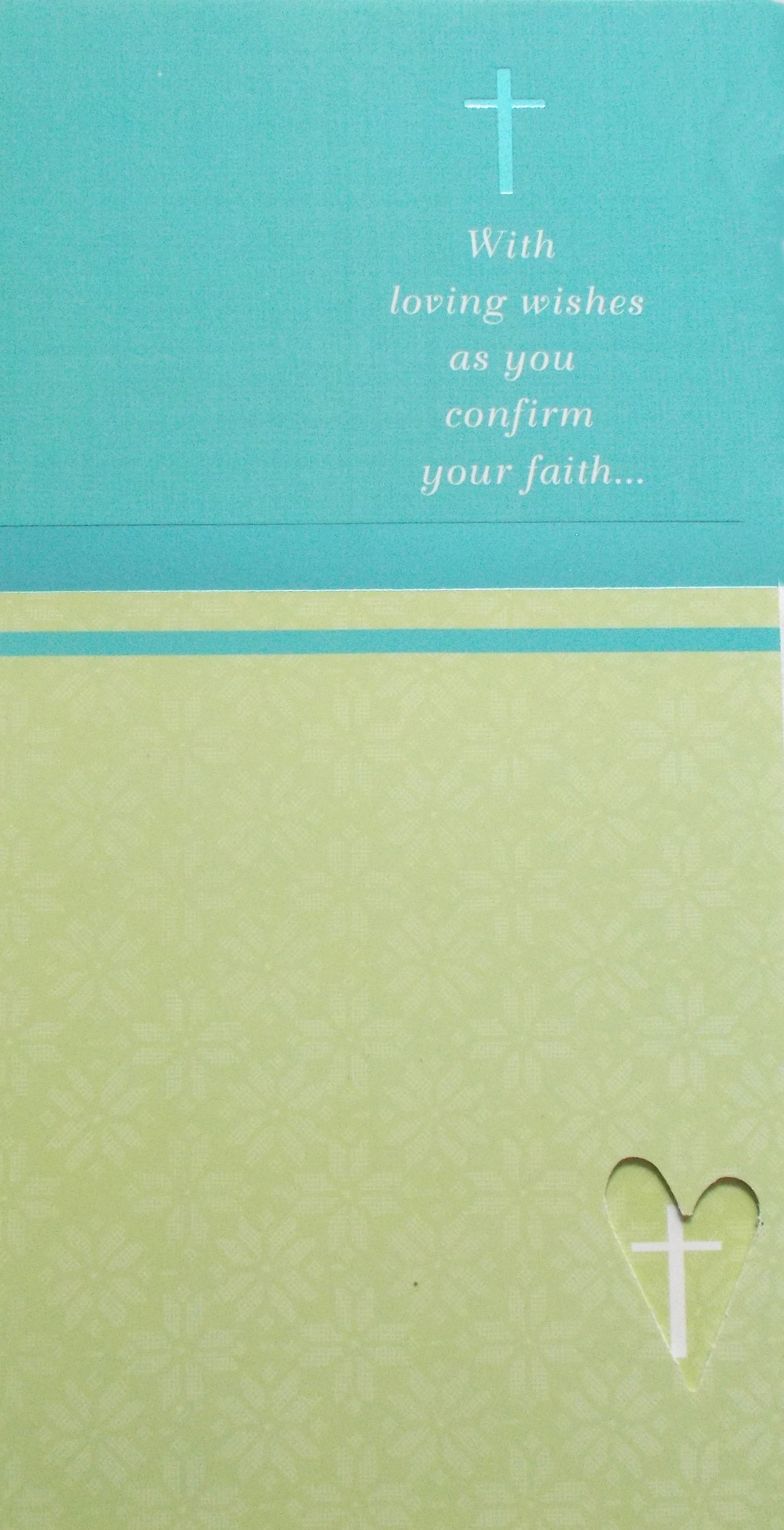 Confirmation Greeting Card - Money / Gift Card Holder