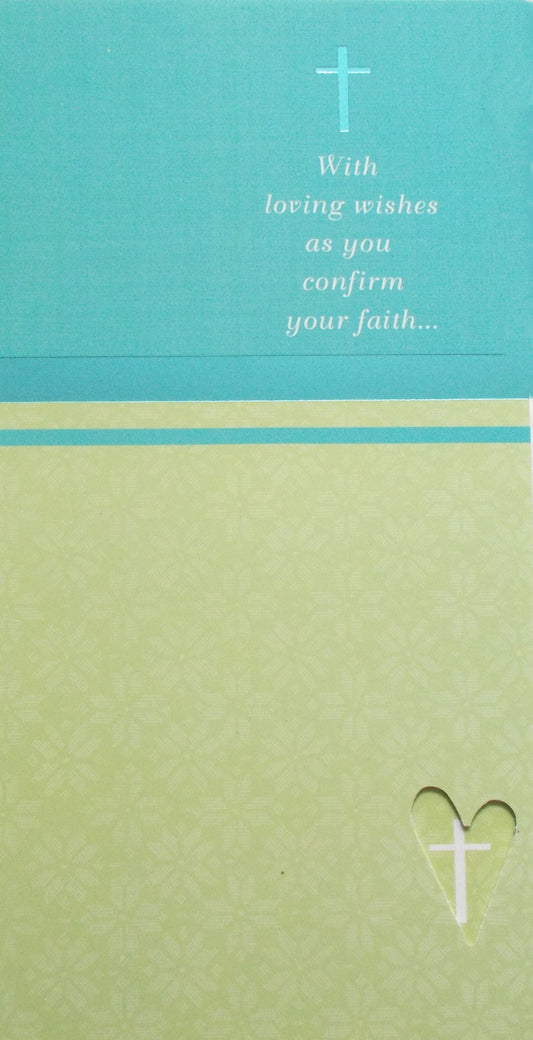 Confirmation Greeting Card - Money / Gift Card Holder