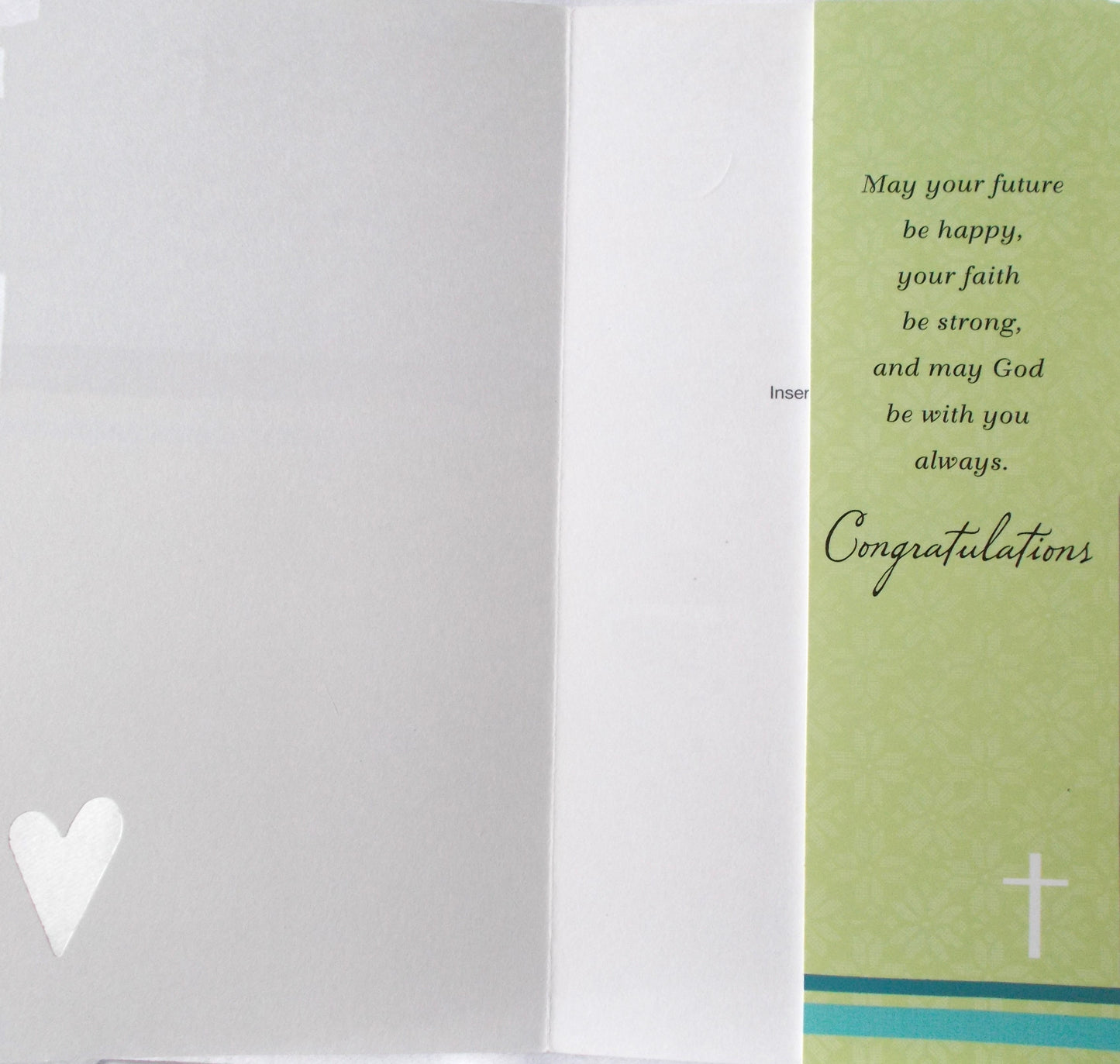 Confirmation Greeting Card - Money / Gift Card Holder