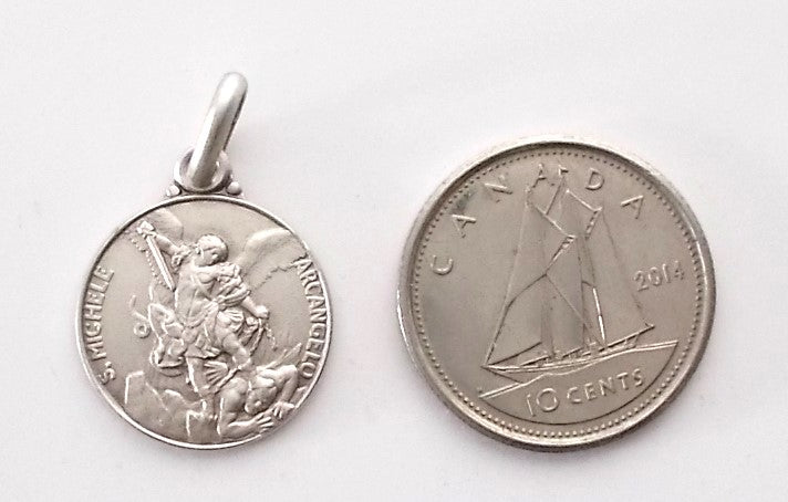St. Michael - Sterling Silver Medal