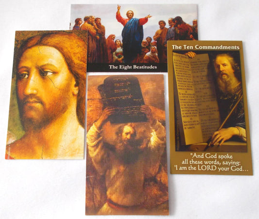 Coated Cardstock - Beatitudes / Commandments - Bulk Pricing Available!